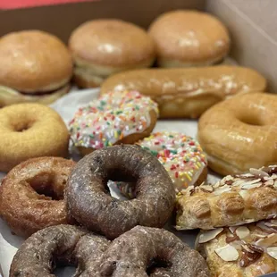 a variety of doughnuts