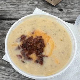 Loaded potato soup