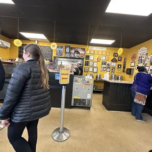 Ordering area and decor