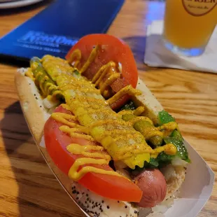 Chicago dog - the real thing!