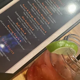 I love this Pricked pear margarita! So good!