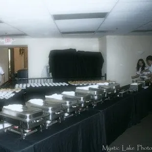 view of buffet setting wedding