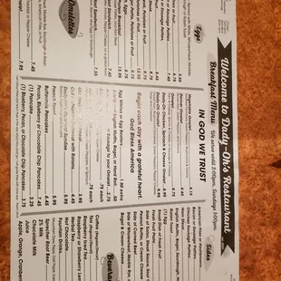 Side 1 menu