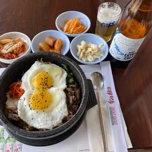 Beef in Hot Stone Pot