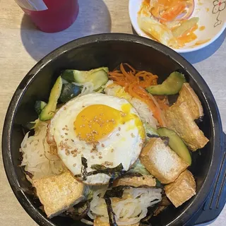 3C. Tofu Dolsot Bibim Bap