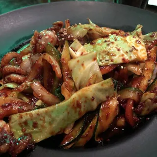 Spicy Squid Stir-Fry