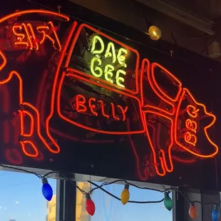 Neon sign
