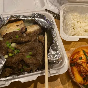 Marinated galbi