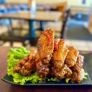 Soy Garlic Chicken Wings
