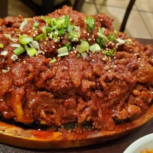 Marinated spicy pork