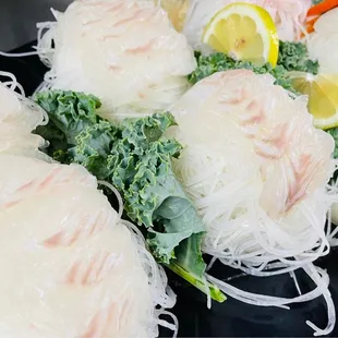 Halibut Sashimi
