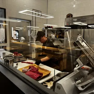 sushi and sashimi, interior