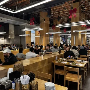 interior, sushi and sashimi