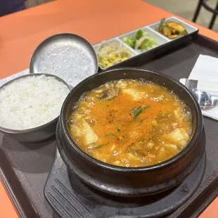 Tofu soup