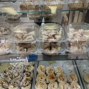 Dessert selection. 27. Rose Baklava is always are favorite