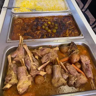 9. Lamb Shang with Saffron Rice