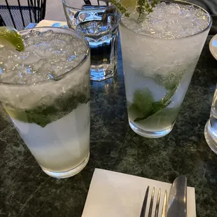 Mojitos.