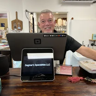 The smiling face of Anthony.