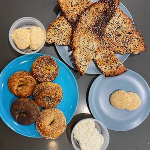 IG: eatswithnc Bagels, schmears, Piattina (Italian flat), cookies