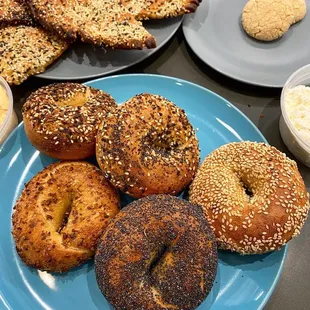 IG: eatswithnc Bagels (Everything, Sesame, and Poppyseed bagels)