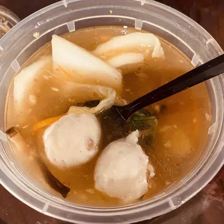 Squid Thickened Soup