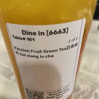 Passion Fruit Green Tea