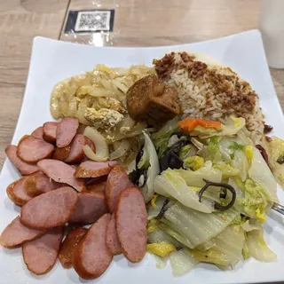 Taiwanese Sausage with Rice