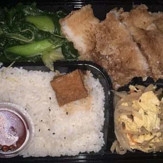 Fried Fish Filet with Rice