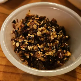 This was exquisite, spicy and lightly salted.