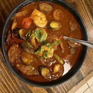 Shrimp and Eggplant