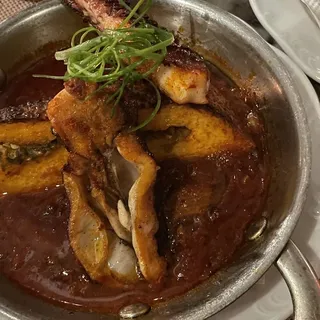 Charred octopus
