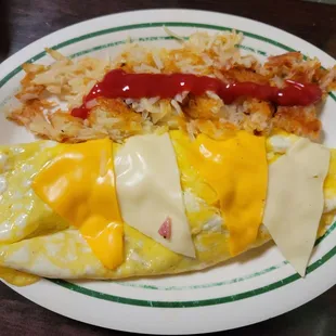 The Big Dagwood omelet