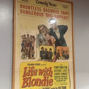 a poster for the life of a blonde