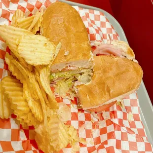 Dagwood special and bulk chips - pretty good deal