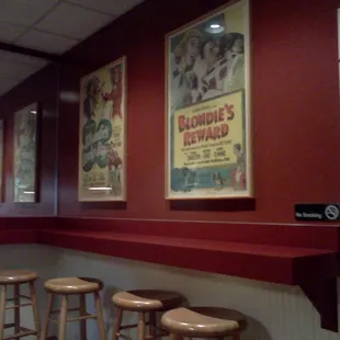 some of the seating