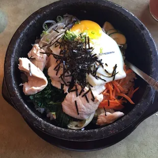 Bim bap! Stone pot!