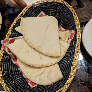 Arayes - pita bread