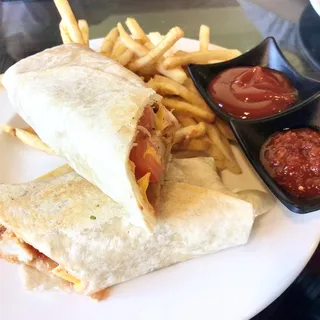 Dahab Fried Chicken Wrap