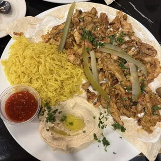 Chicken Shawarma Plate