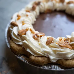 Chocolate peanut butter pie at Dahlia Bakery in Downtown Seattle