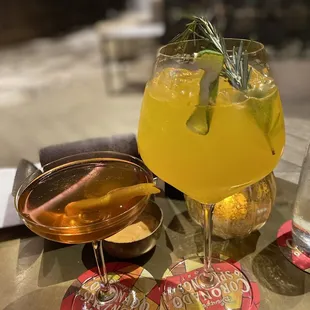 Jerez martini and gran gin tonic