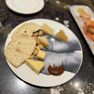 Artisanal cheese plate