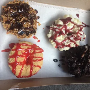 three different flavors