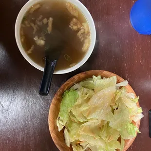 soup and salad