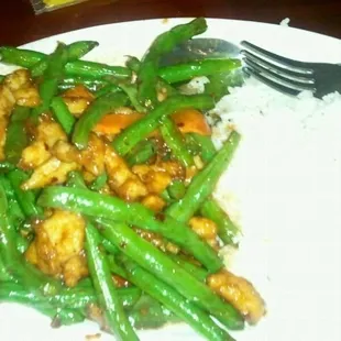 Chicken &amp; string beans!