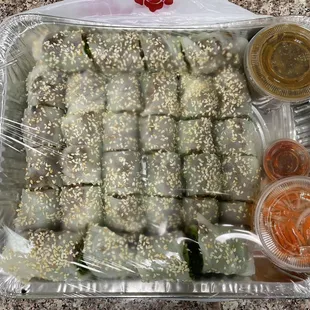 Banh uot cuon thit nuong: Grilled pork wrapped with lettuce and delicately thin rice roll