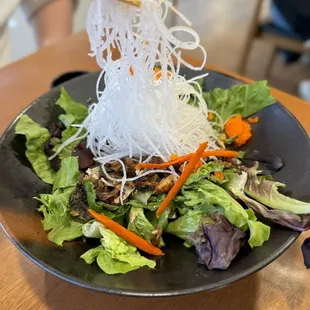 Salmon Skin Salad