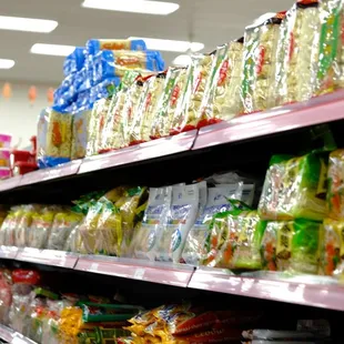 a wide variety of food items