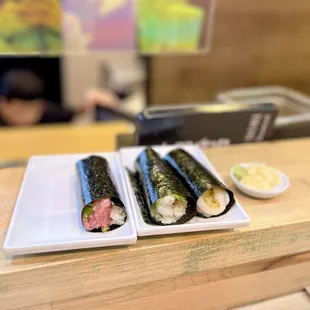 Toro (Fatty Tuna) Sweet Shrimp (Botan EBI) Scallop yuzu