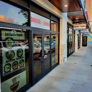 Daiichi Ramen at the Kuono Marketplace, just across the street from Kahala Mall.